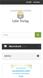 Mobile Screenshot of luehe-verlag.de